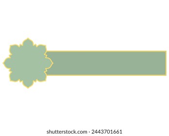 Ramadan Kareem Shape Frame Background