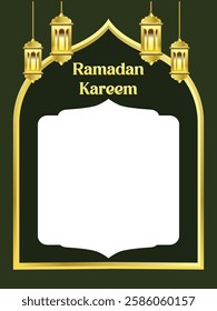 Ramadan Kareem simple greeting card