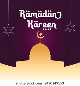 Ramadan Kareem Social Media Ad Design