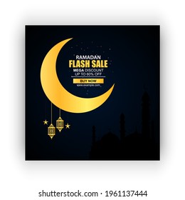 Ramadan Kareem Social Media Sale Post Template