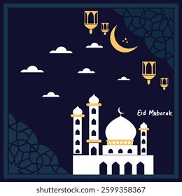 ramadan kareem style editable template background minimalist and islamic style eid mubarak iftar party