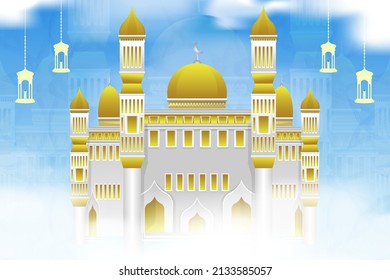 Ramadan Kareem stylish Islamic background