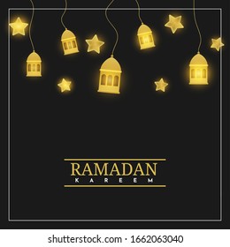 Ramadan Kareem Template Design. Vector Eps 10