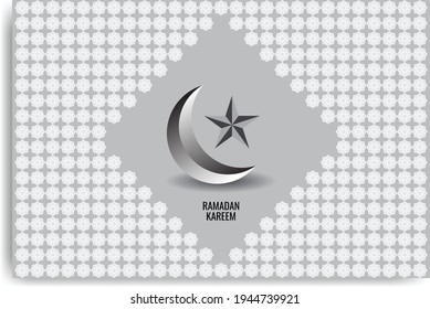 Plantilla de kareem de Ramadán. Gran vector para medios sociales, tarjetas de felicitación, invitaciones islámicas, web, etc.