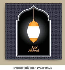 Ramadan kareem template and white lamp decoration. Great vector for sales promotion greeting card, web, banner, flyer, social media etc.