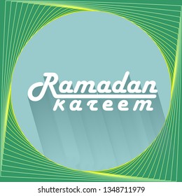 Ramadan Kareem text design background