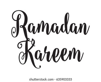 Ramadan kareem. Text design, calligraphy. Greeting cards with typography. Isolated elements.
