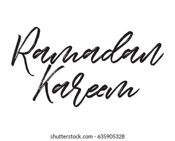 Ramadan kareem. Text design, calligraphy. Greeting cards with typography. Isolated elements.
