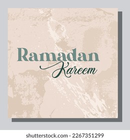 ramadan kareem text lettering with abstract background. EPS 10
