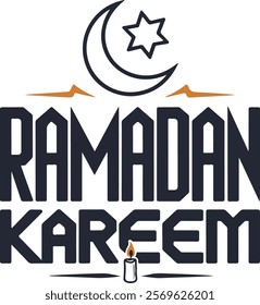 
Ramadan Kareem Text T-shirt Design, Ramadan Kareem Typography Design.