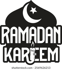 
Ramadan Kareem Text T-shirt Design, Ramadan Kareem Typography Design.