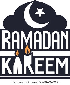 
Ramadan Kareem Text T-shirt Design, Ramadan Kareem Typography Design.