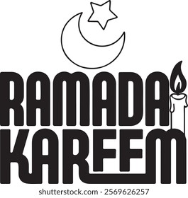 
Ramadan Kareem Text T-shirt Design, Ramadan Kareem Typography Design.