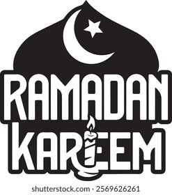 
Ramadan Kareem Text T-shirt Design, Ramadan Kareem Typography Design.