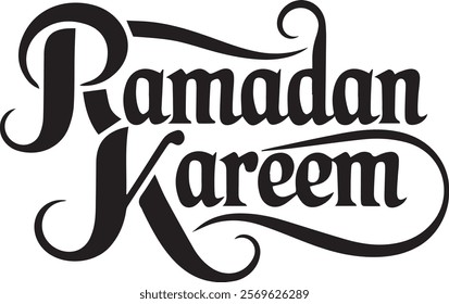 
Ramadan Kareem Text T-shirt Design, Ramadan Kareem Typography Design.