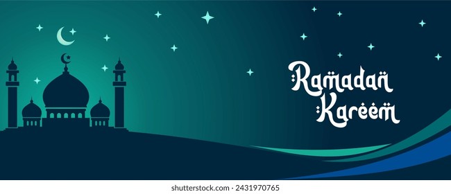 Ramadan Kareem, ramadan theme background. Islamic greeting card illustration.