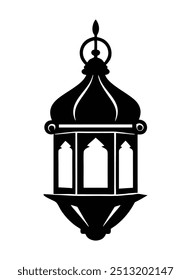 Tema Kareem Ramadã Ilustração do vetor Lanterna Islâmica