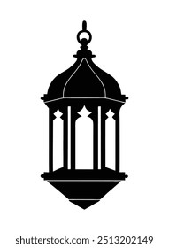 Ramadan Kareem Ilustración vectorial de linterna islámica