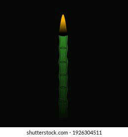 Ramadan Kareem traditional bamboo torch