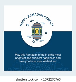 Ramadan Kareem typogrpahic with creative design vector Ramadan Kareem typogrpahic with creative design vector