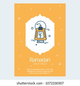 Ramadan Kareem typogrpahic and creative design vector 