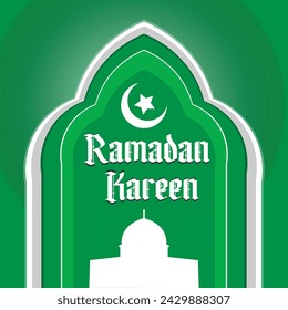 Ramadan Kareem Unique Social Media Ad Design