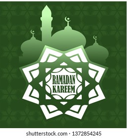 ramadan kareem vector for background or banner
