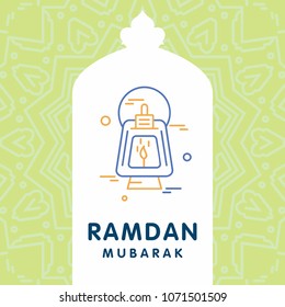 Ramadan Kareem Vector Background. calligraphy greeting card design of happy Ramadan Mubarak, Beautiful Muslim Event Eid Background Design