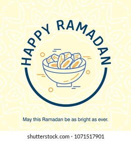Ramadan Kareem Vector Background. calligraphy greeting card design of happy Ramadan Mubarak, Beautiful Muslim Event Eid Background Design