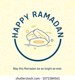 Ramadan Kareem Vector Background. calligraphy greeting card design of happy Ramadan Mubarak, Beautiful Muslim Event Eid Background Design