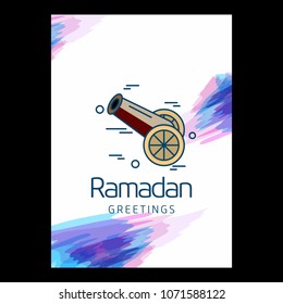 Ramadan Kareem Vector Background. calligraphy greeting card design of happy Ramadan Mubarak, Beautiful Muslim Event Eid Background Design