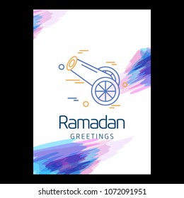 Ramadan Kareem Vector Background. calligraphy greeting card design of happy Ramadan Mubarak, Beautiful Muslim Event Eid Background Design
