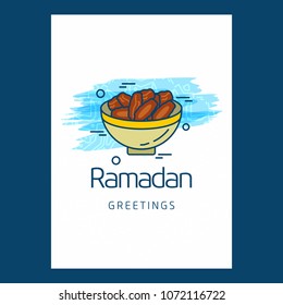 Ramadan Kareem Vector Background. calligraphy greeting card design of happy Ramadan Mubarak, Beautiful Muslim Event Eid Background Design