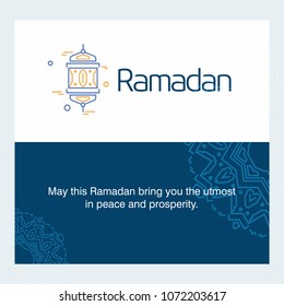 Ramadan Kareem Vector Background. calligraphy greeting card design of happy Ramadan Mubarak, Beautiful Muslim Event Eid Background Design