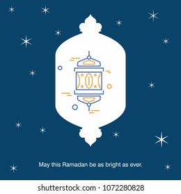 Ramadan Kareem Vector Background. calligraphy greeting card design of happy Ramadan Mubarak, Beautiful Muslim Event Eid Background Design