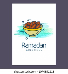 Ramadan Kareem Vector Background. calligraphy greeting card design of happy Ramadan Mubarak, Beautiful Muslim Event Eid Background Design