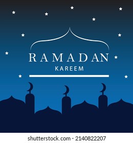 Ramadan Kareem, Vektorhintergrund