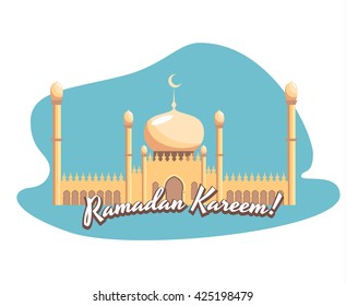 Ramadan Kareem vector background. Eps10.