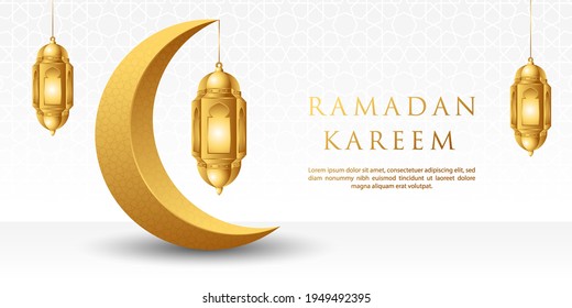 Ramadan Kareem Vector Background Illustration. Ramadan Background with Trendy Realistic Vector design. Ramadan Background vector template for banner, greeting card, flyer, invitation, poster design.