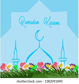 ramadan kareem vector for banners, backgrounds, congratulations, wallpapers and other businesses