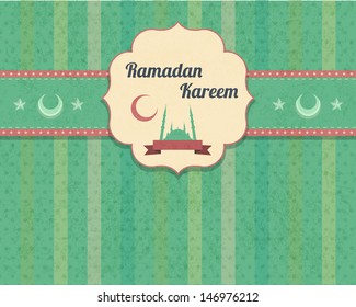 Ramadan Kareem Vector Design