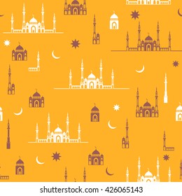 Ramadan Kareem Vector Design Background, Pattern in swatch
