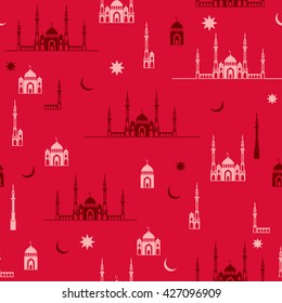 Ramadan Kareem Vector Design Background, Pattern in swatch