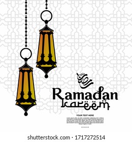 ramadan kareem Vector Design For Banner, Background, can be used as a card, and web. additional to the design of the Ramadan kareem, Eid al-Fitr and Eid al-Adha. vector
