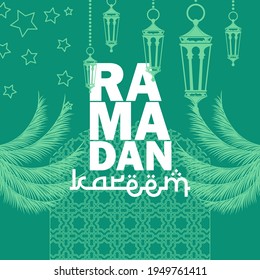 ramadan kareem Vector Design For Banner, Background, can be used as a card, and web. additional to the design of the Ramadan kareem, Eid al-Fitr and Eid al-Adha. vector