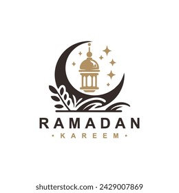 Ramadan Kareem vector design, ramadan logo vector