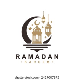 Ramadan Kareem vector design, ramadan logo vector