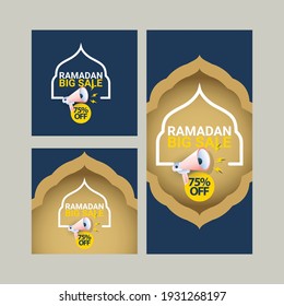 Ramadan kareem vector design template