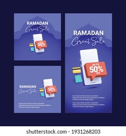 Ramadan Kareem-Vektordesign-Vorlage