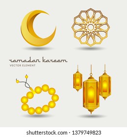 Ramadan kareem vector element for your design